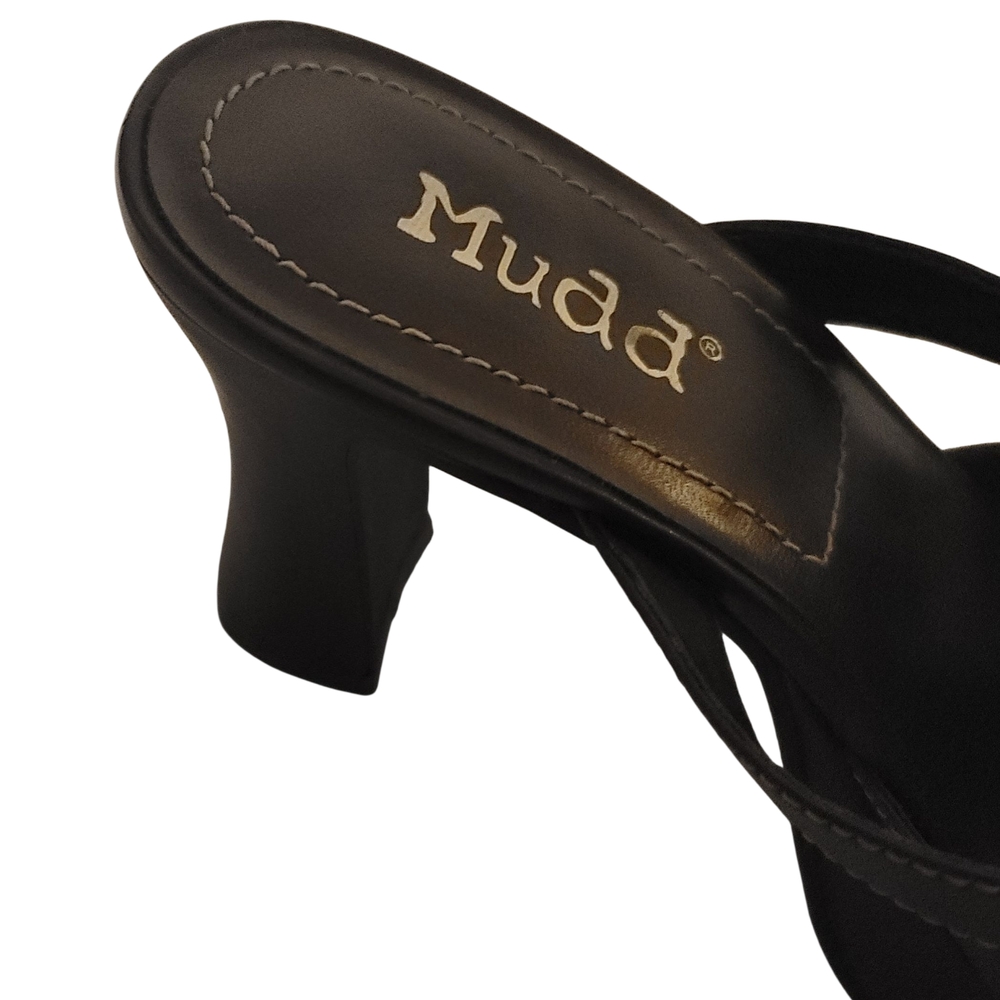 FINAL PRICE Mudd Dark Brown Chunky Heels Size (7.5M) - Picture 2 of 4